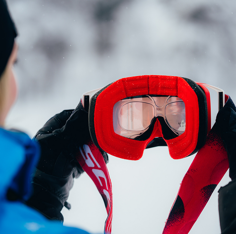 No more glasses in your goggles