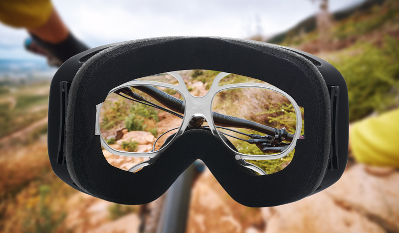 in your goggles