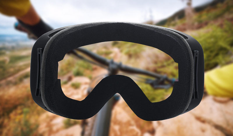 when riding downhill?