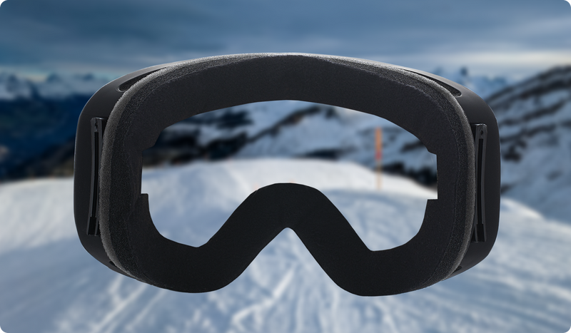 through your goggles?